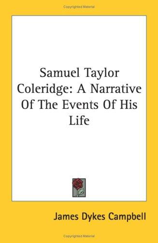 Cover of Samuel Taylor Coleridge