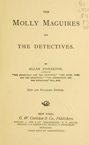 Cover of The Molly Maguires and the detectives