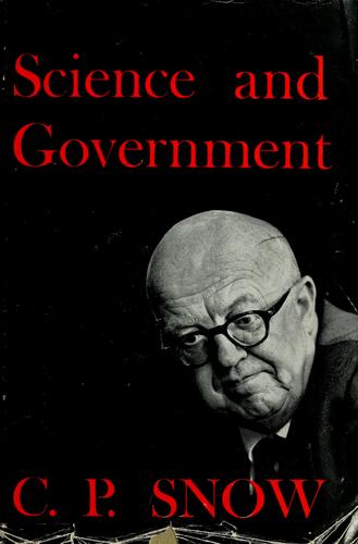 Cover of Science and government