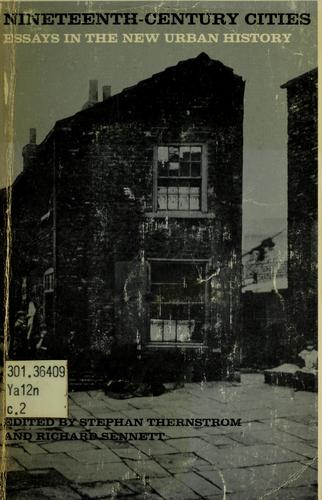Cover of Nineteenth-century cities
