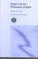 Cover of Routledge philosophy guidebook to Hegel and the philosophy of right