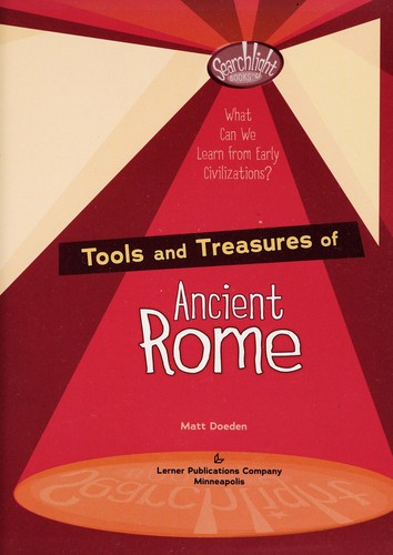 Cover of Tools and treasures of ancient Rome