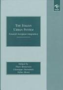 Cover of The Italian urban system