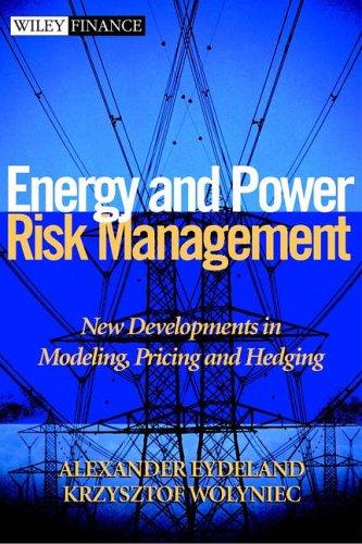 Cover of Energy and power risk management