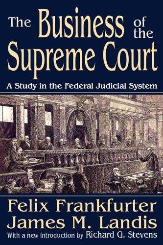 Cover of The business of the Supreme Court