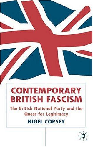 Cover of Contemporary British fascism
