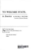 Cover of From poor law to welfare state