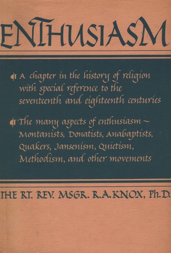 Cover of Enthusiasm