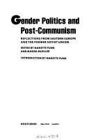 Cover of Gender politics and post-communism
