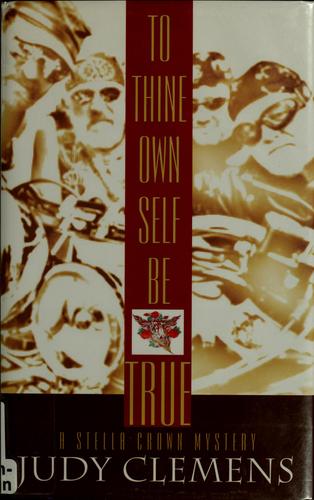 Cover of To thine own self be true