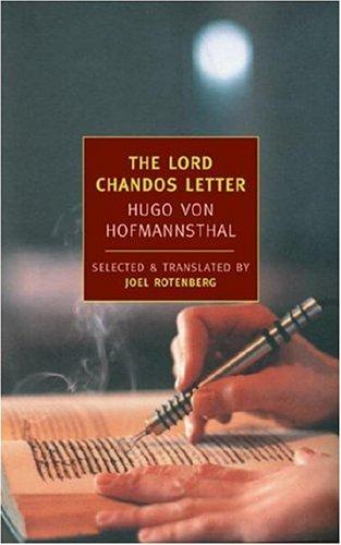 Cover of Der Brief des Lords Chandos