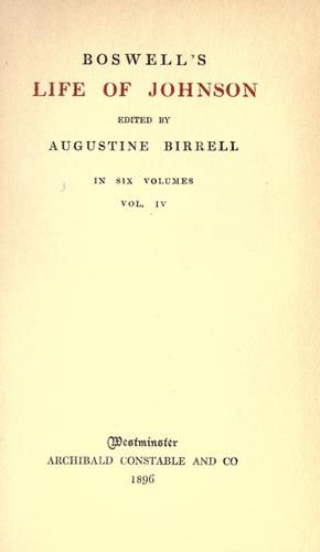 Cover of Everybody's Boswell