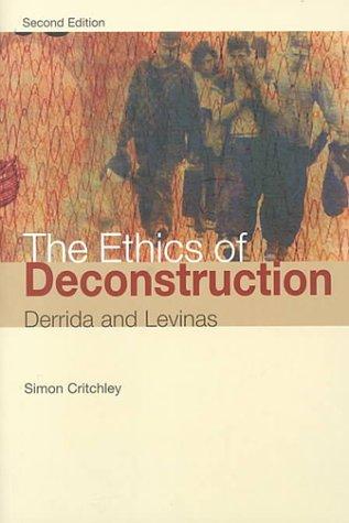 Cover of The ethics of deconstruction