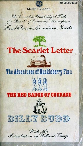 Cover of Adventures of Huckleberry Finn / Billy Budd / Red Badge of Courage / Scarlet Letter