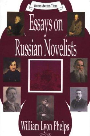 Cover of Essays on Russian novelists