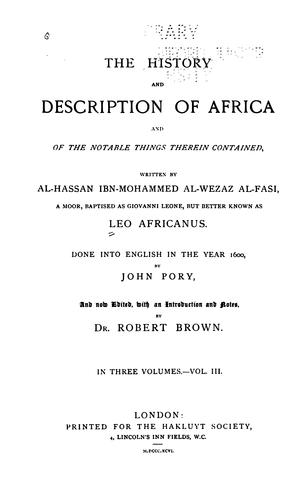 Cover of Cosmographia et geographia de Affrica