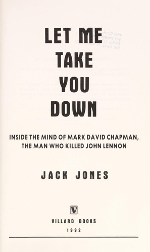 Cover of Let me take you down