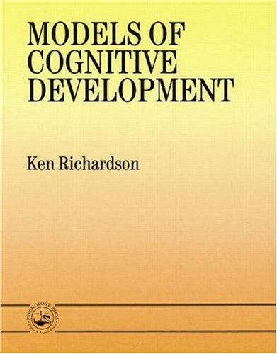 Cover of Models of cognitive development