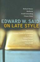Cover of On late style