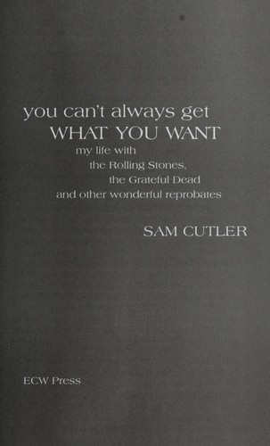 Cover of You can't always get what you want