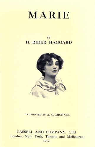 Cover of Marie