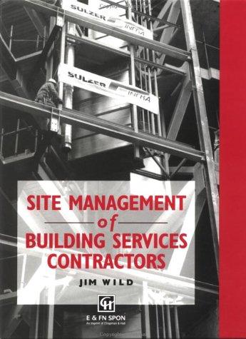 Cover of Site management of building services contractors