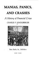Cover of Manias, panics, and crashes