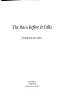 Cover of The Rain Before It Falls