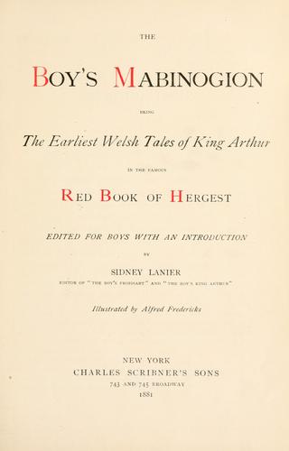 Cover of Knightly legends of Wales