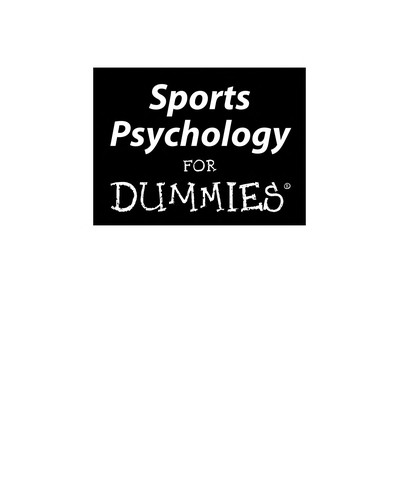 Cover of Sports psychology for dummies