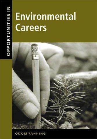 Cover of Opportunities in environmental careers