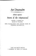 Cover of An Duanaire 1600 - 1900