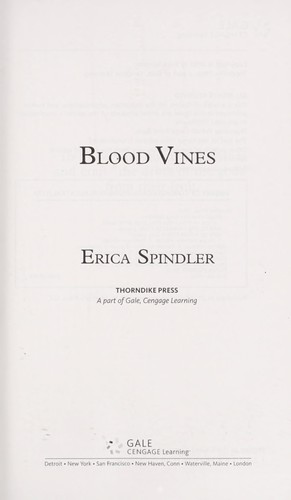 Cover of Blood vines