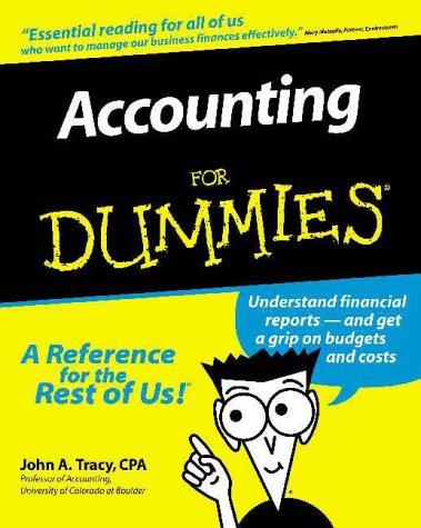 Cover of Accounting for dummies