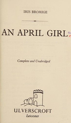 Cover of An April Girl