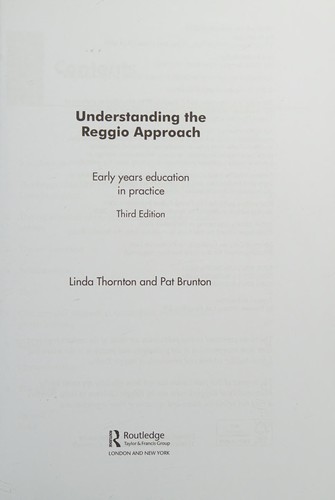 Cover of Understanding the Reggio Approach