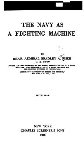 Cover of The Navy as a Fighting Machine