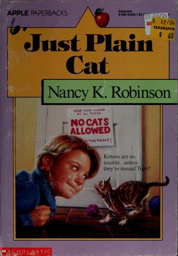 Cover of Just Plain Cat (R)