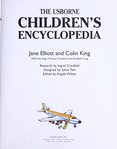 Cover of The Usborne children's encyclopedia