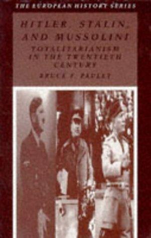Cover of Hitler, Stalin, and Mussolini