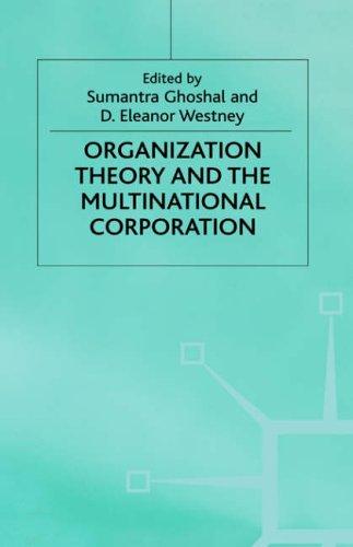 Cover of Organization theory and the multinational corporation