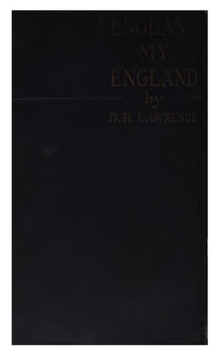 Cover of England, my England