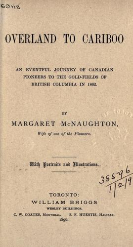 Cover of Overland to Cariboo