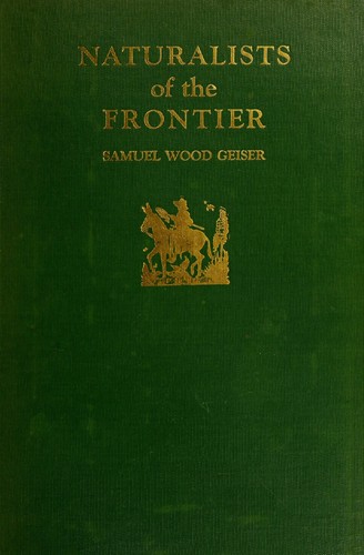 Cover of Naturalists of the frontier
