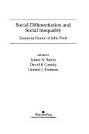 Cover of Social differentiation and social inequality