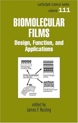 Cover of Biomolecular Films