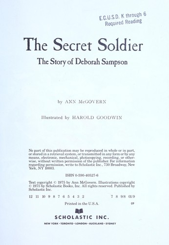 Cover of Secret Soldier