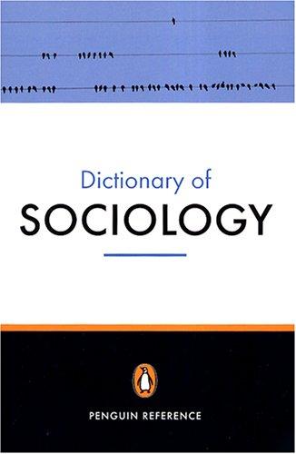 Cover of The Penguin dictionary of sociology