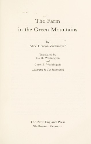 Cover of Die Farm in den grünen Bergen