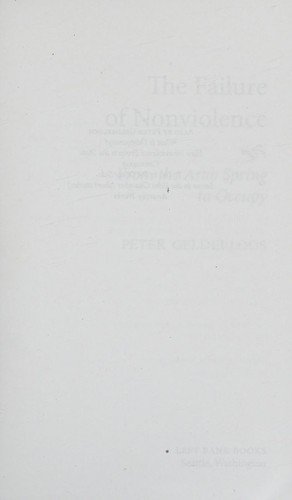 Cover of The failure of nonviolence